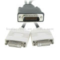 Male 59 Pin DMS-59 to Female 24+5P Dual DVI Splitter Cable